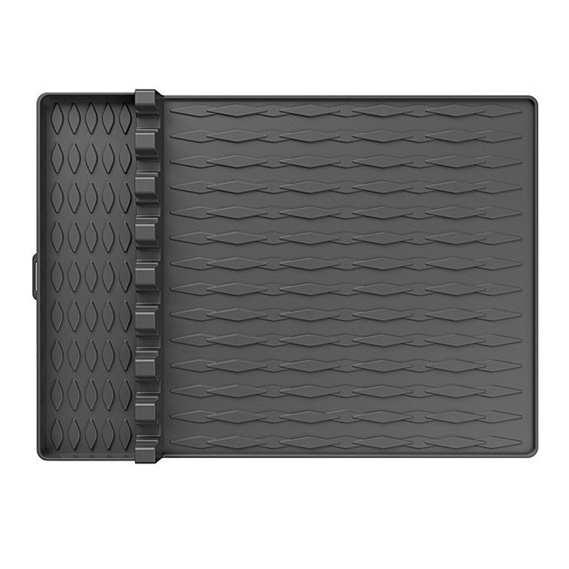 Camping BBQ Tools Silicone Mat Barbecue Grill Utensil Holder Mat Camping BBQ Tools Silicone Mat Barbecue Grill Utensil Holder Mat